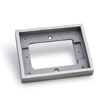 1 Gang Tile Frame-Brushed Aluminum