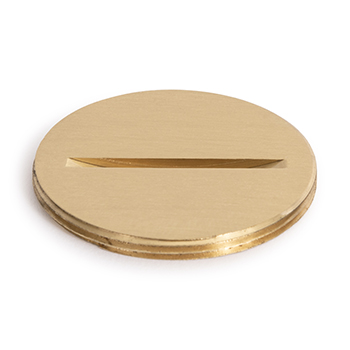 1 1/2 Inch Screw Plug-Brass