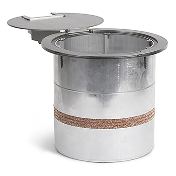 8 Inch Poke-Through-Recessed Mount