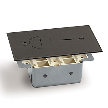 Comm./Data Plate Assembly (No Box)-Dark Bronze Cover