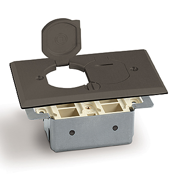 Comm./Data Plate Assembly (No Box)-Dark Bronze Cover