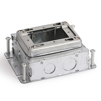 1 Gang Stamped Steel Floor Box