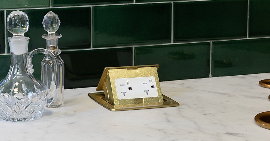 Lew Electric PUFP-CT-B-DS-PB open on counter