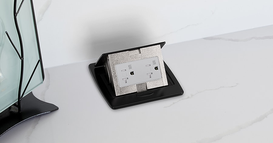 Lew Electric PUFP-CT-BK-DS-PB open on counter