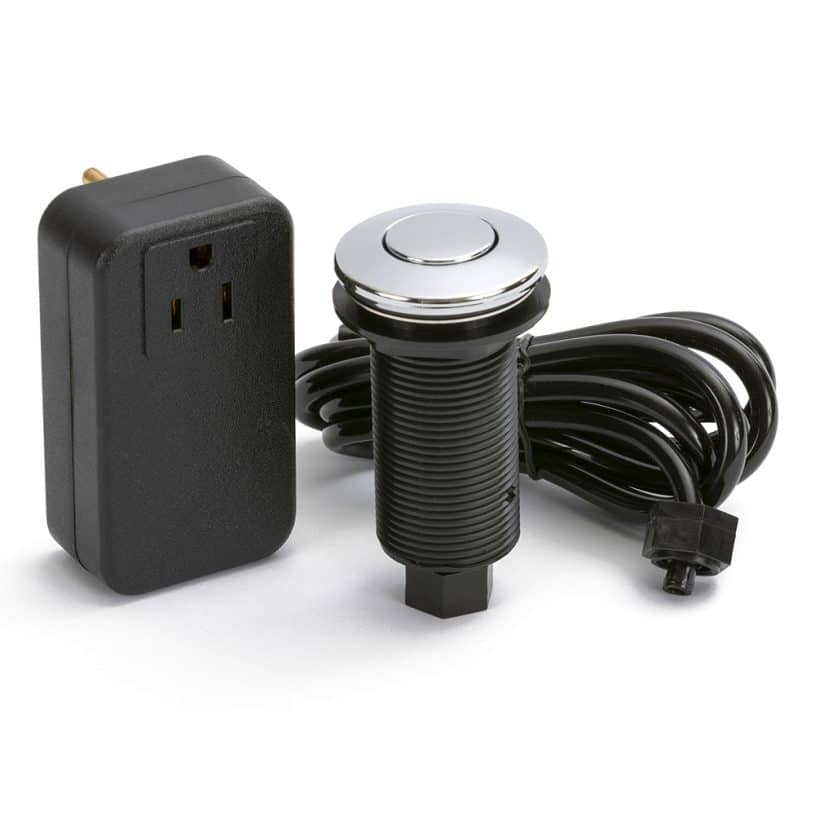 Disposal Air Switch Kit – Chrome Metal Button