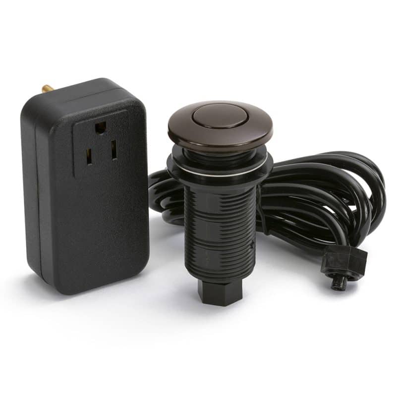 Disposal Air Switch Kit – Dark Bronze Metal Button