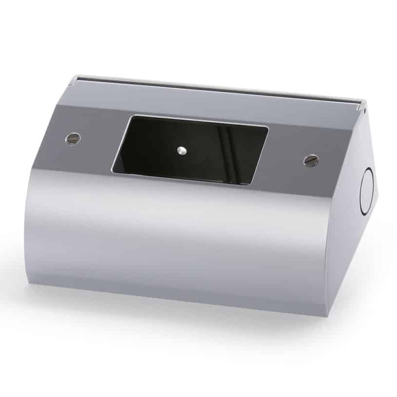 Under Cabinet Power Box – Stainless Metal