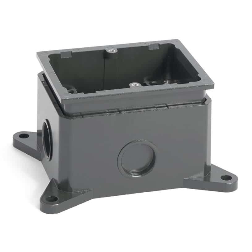 1 Gang Deep Die Cast Aluminum Floor Box